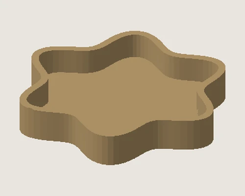 3D model preview of Flower Trinket Dish