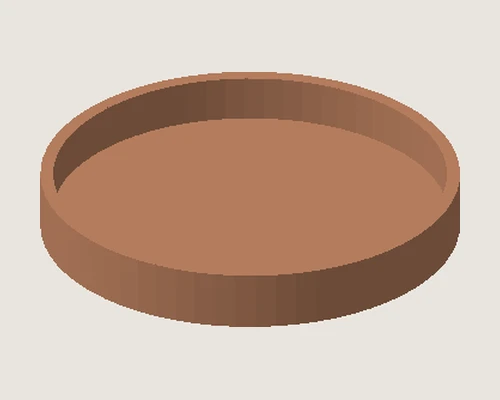 3D model preview of Round Trinket Dish