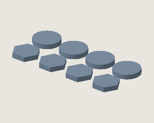 3D model preview of Tabletop Token Set