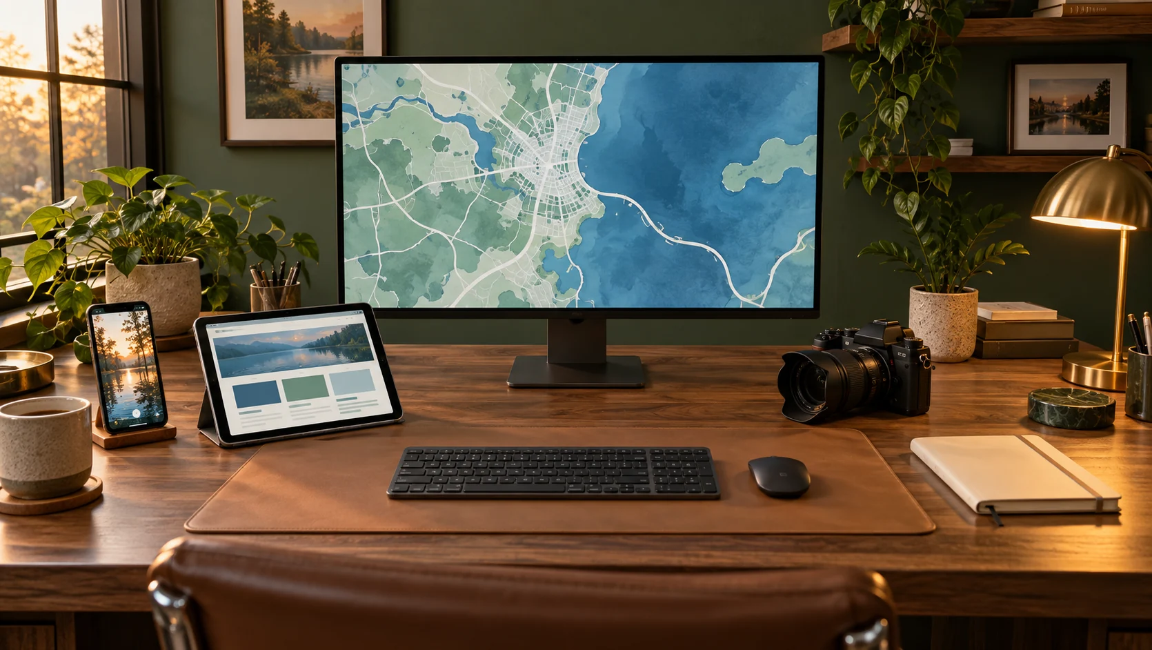 Virtual Cale Media desk showing the Brighton search desk.